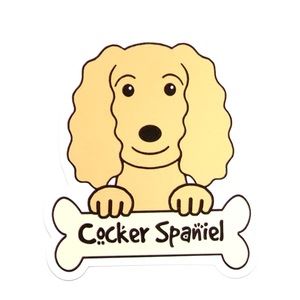 Cocker Spaniel Vinyl Sticker